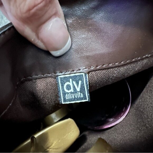 Dolce Vita Brown Buckle Knee High Boots 8.5 Riding Moto Chic Equestrian - Picture 10 of 15